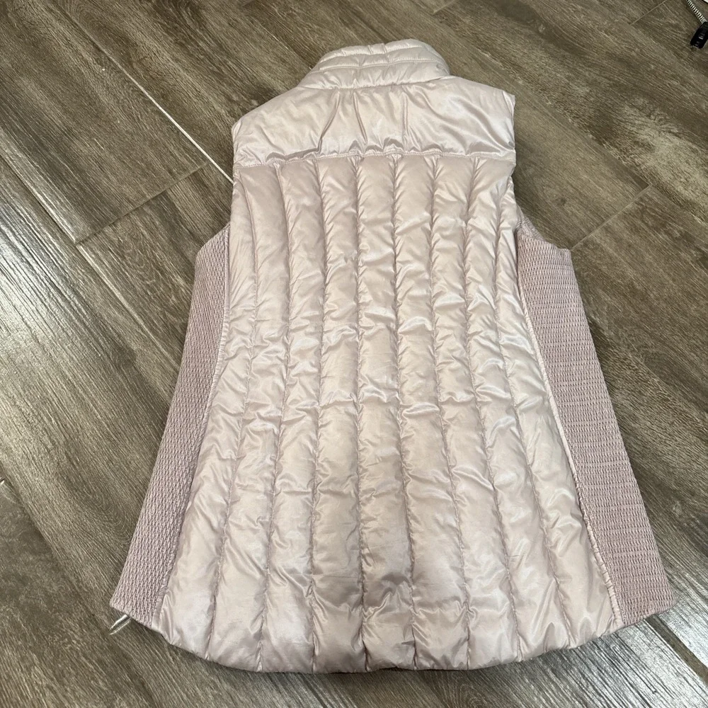 Calvin Klein Performance Down Vest Women's‎ Sz L Mauve Pink Quilted